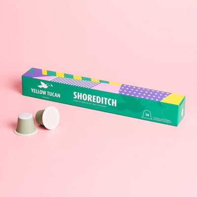 Capsules de café bio Shoreditch Yellow Tucan 
