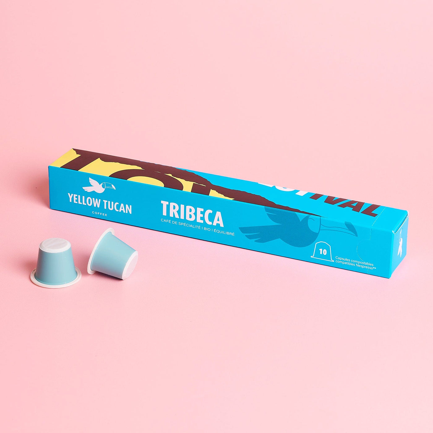 Capsules de café bio Tribeca Yellow Tucan 