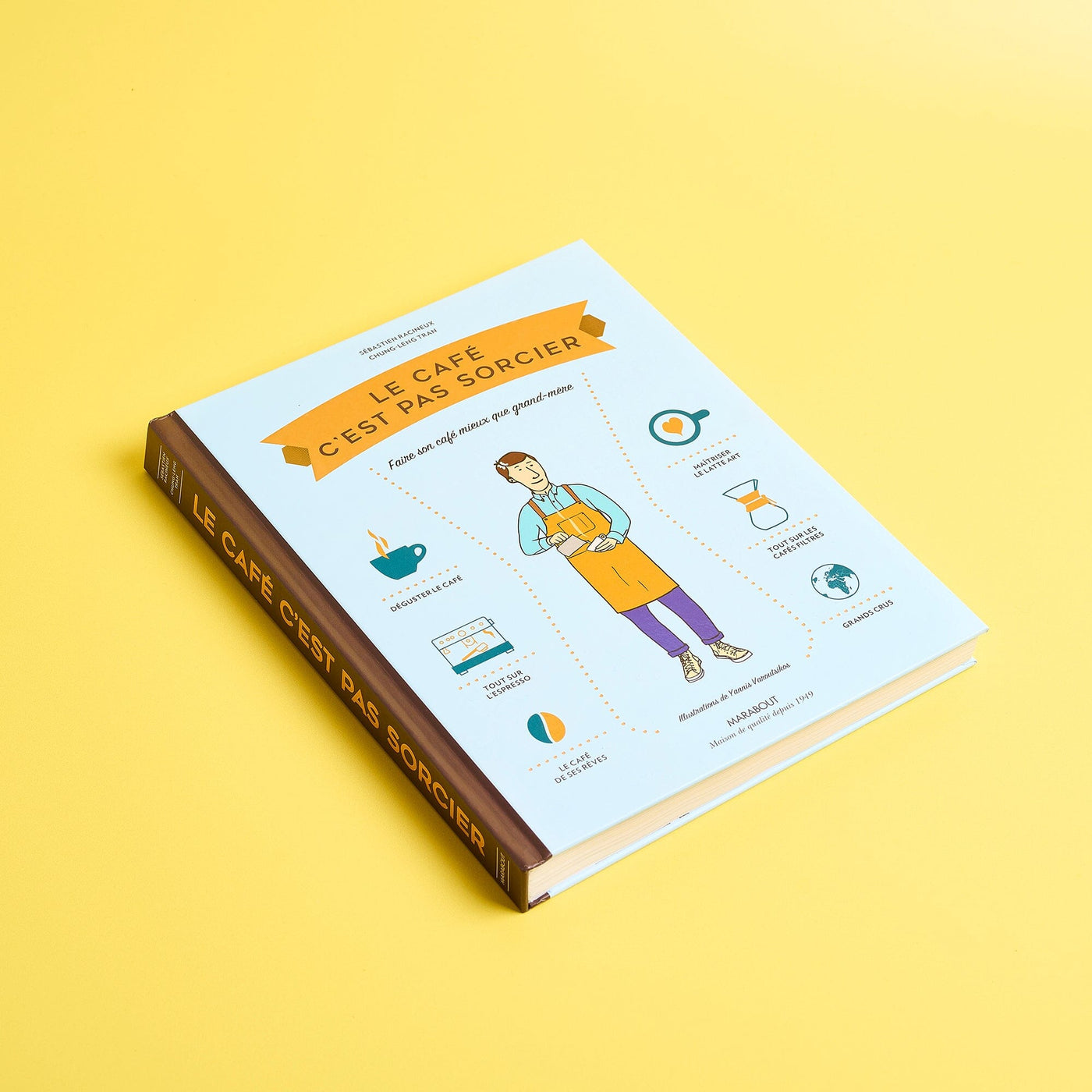 Livre le café c'est pas sorcier - Marabout Yellow Tucan 