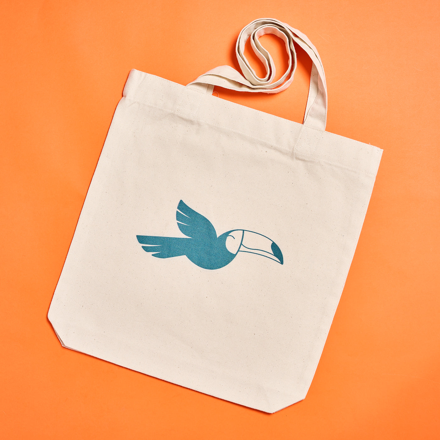 Tote bag Yellow Tucan